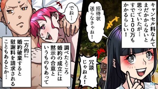 ”100万円”のキャンセル代から逃れるために…『余命3ヶ月』を演じて婚約破棄に成功しました。