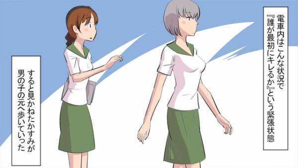 電車内で…「ママ見て！」座席の上で『ジャンプ』する子どもを放置する母親⇒見かねた”女子高生の一言”に感謝…！！