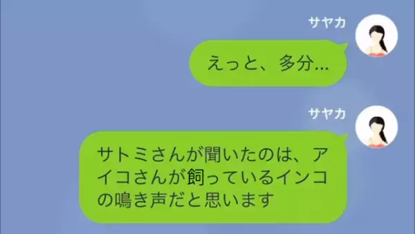 「あなたの子どもの声がうるさい！」「え…」隣人の発言に違和感を覚えるも⇒後日発覚した【声の正体】に「そんな…どうしよう…」
