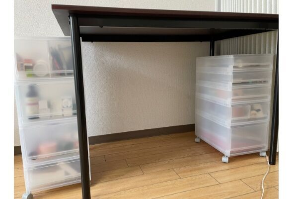 部屋がスッキリと片付いた！ 【無印良品】のアイテムで「コスメ収納」をやってみた