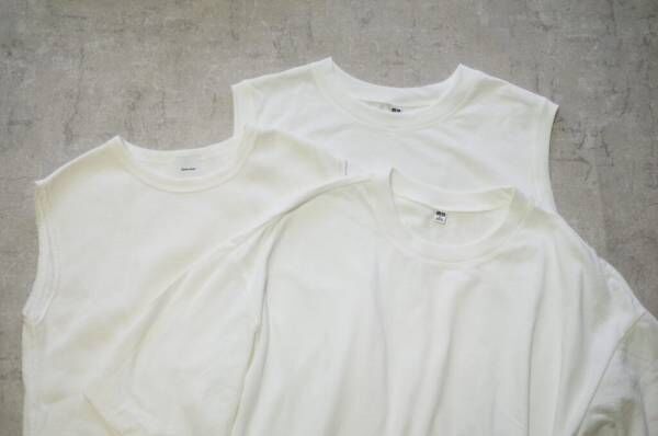 【ユニクロ】白Tで一番透けない“キャミソール”の色を発表！ 大人気「エアリズム」3色を徹底比較