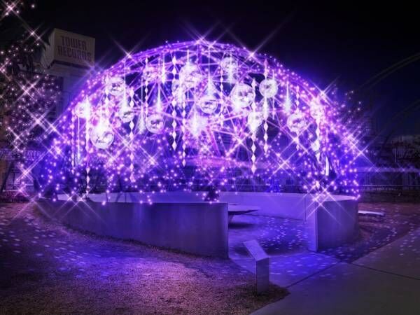 渋谷の宮下公園がパープルに染まる！ クリスマスまでしか見られないライトアップのヒミツ