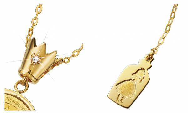 『ふしぎの国のアリス』公開70周年を記念した「アリスのゴールドアニバーサリー純金コインの宝飾ペンダント」新発売！