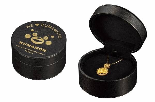 「くまモンデザイン 宝飾純金製コインペンダント」新発売！最高品位.9999の価値ある純金製限定版コインジュエリーです。