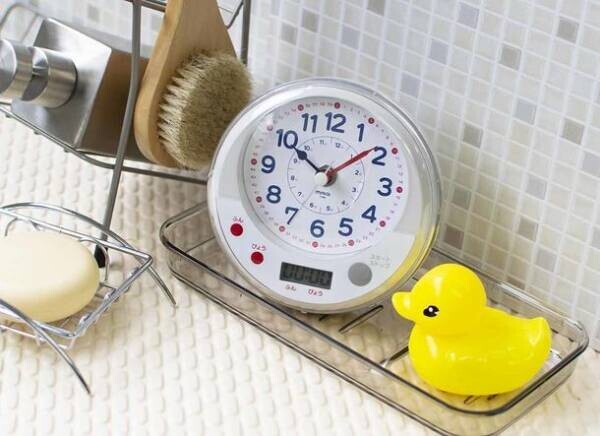毎日忙しいパパママへ　時計の読み方をお風呂で学べる知育時計「MAG 生活防水知育時計 お風呂deよ～める」を開発　～お子様に教える際のコツがわかるアドバイスシート付～