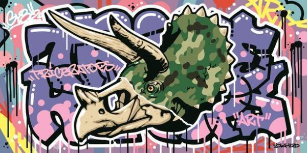 ～恐竜とアートのコラボレーション～「Gr8！こぶりな恐竜展」が横浜赤レンガ倉庫1号館で9月4日(土)より開催！有名アーティストとのコラボで大人気のYOICHIRO氏制作「恐竜アート」の展示も決定！