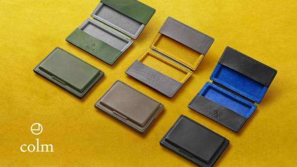 colmカードケースのクラウドファンディングを開始　上質なイタリアンレザーを立体成型してつくった本格名刺ケース