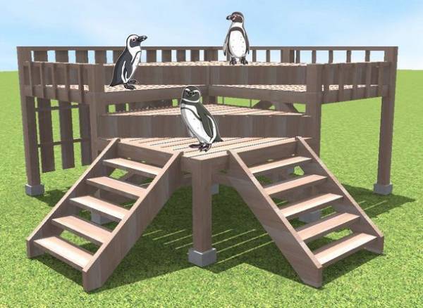 名古屋港水族館　DIY大作戦　～ペンギンを陽射しから守る小屋を建てよう～