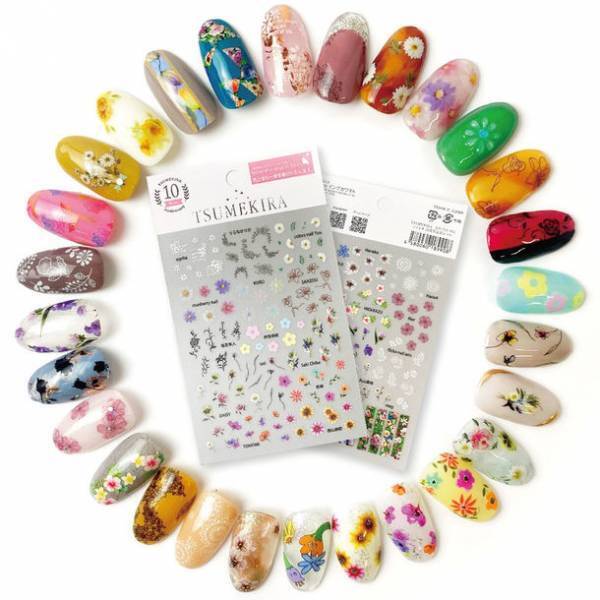有名ネイリスト28名が集結！TSUMEKIRAから、10周年記念シールが発売！
