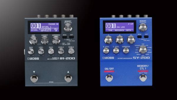プレイヤーに新たなサウンドの可能性を提供するギター／ベース用エフェクター2機種を発売　～臨場感あるアンプ・サウンドで演奏可能な『IR-200』／表現力豊かなシンセ・サウンドを楽しめる『SY-200』～