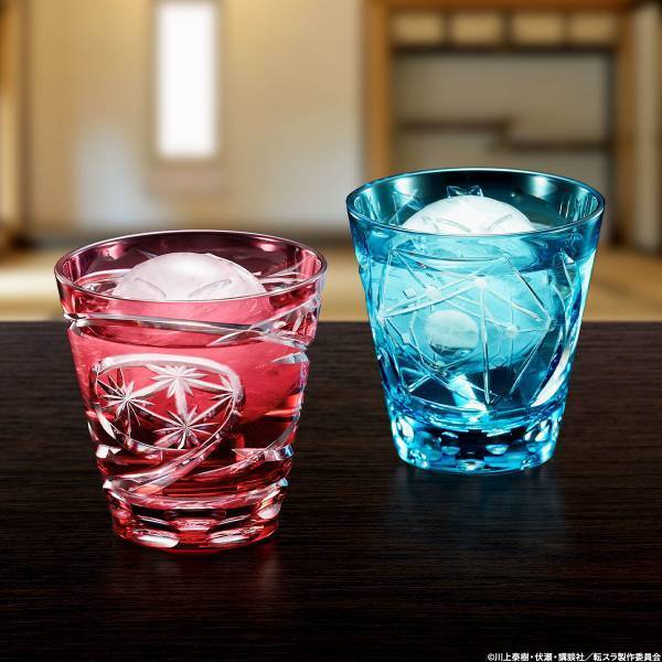 ジュラ・テンペスト連邦国に新名物誕生!?『転生したらスライムだった件』と日本の伝統工芸・江戸切子がコラボした煌びやかな江戸切子グラスが登場！