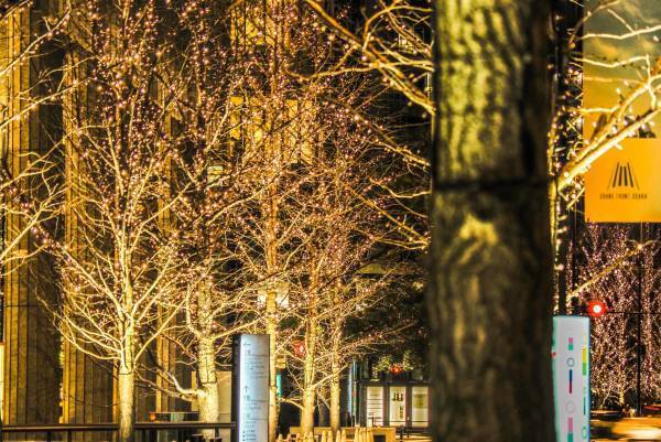 今年のグランフロント大阪のクリスマスは、ディズニープリンセスとタイアップ！プリンセスたちがオルゴールの上で舞い踊る姿をモチーフにした高さ約11mのクリスマスツリーが登場！