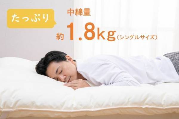 敷くだけ5秒で新感覚の寝心地へアップグレード。Makuakeにて「人をダメにするふわふわ敷マット」が9/27に発売！