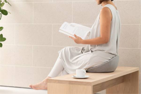 鞍から発想した 新しい座りのかたち　腰がラクになる姿勢サポートシート 発売