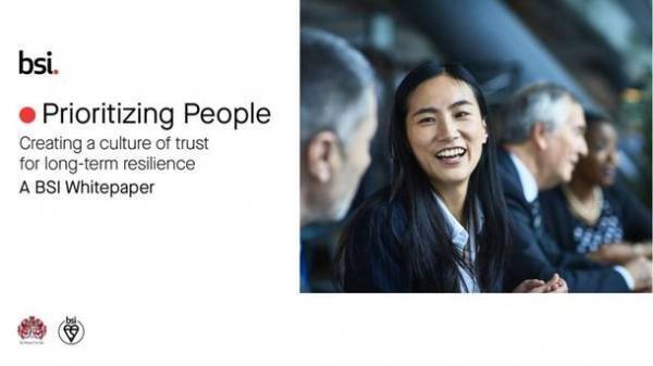 BSI組織レジリエンス指標年次レポート2021年版の分析結果　「コミュニティとの関わり」、「従業員の意識」、「職場の文化」の重要性が増加　コロナ禍を機に従業員の信頼回復、カギは敏捷なリーダーシップ
