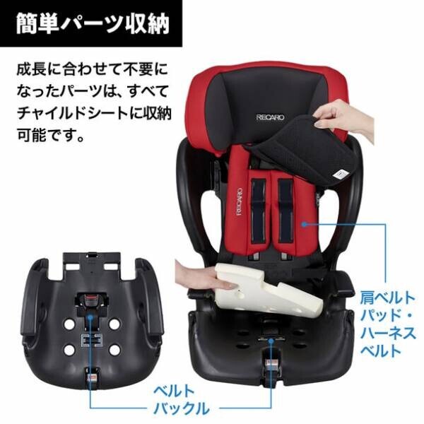 正しい姿勢*を促す1才頃からのチャイルドシート「J1 Neo」発売