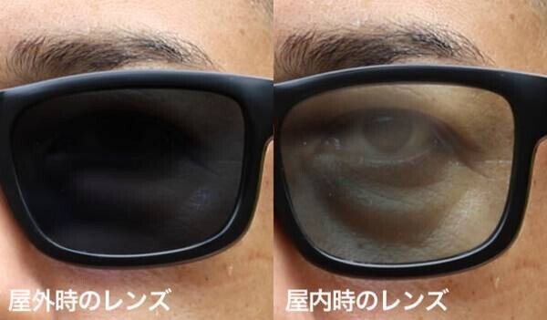 福井の眼鏡メーカーが考案した、太陽の光で瞬時にレンズの濃淡が切り替わるサングラス、Makuakeにて目標金額570％達成