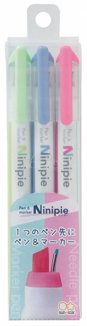 販売数100万本突破！ペン先にペン＆マーカー『ニニピー』　雰囲気プラスαな大人かわいい新色が登場　色分けで、タスク・予定の自分管理を簡単に！