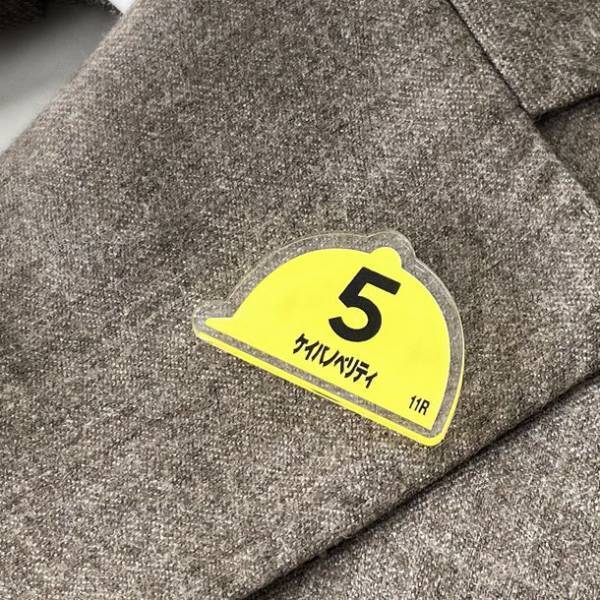 競馬ファンのお気に入りの馬や想い出の馬があのレースで走った時のゼッケンをグッズにして新発売！