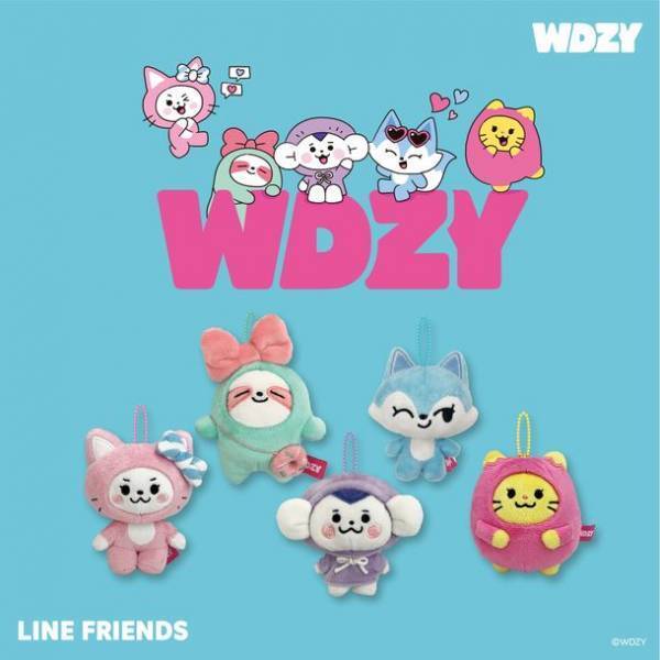 LINE FRIENDSとITZYが生んだキャラクター「WDZY」のグッズエスケイジャパンから10月より発売開始！