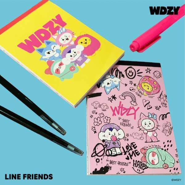 LINE FRIENDSとITZYが生んだキャラクター「WDZY」のグッズエスケイジャパンから10月より発売開始！