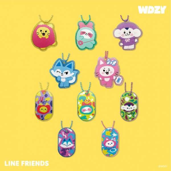 LINE FRIENDSとITZYが生んだキャラクター「WDZY」のグッズエスケイジャパンから10月より発売開始！