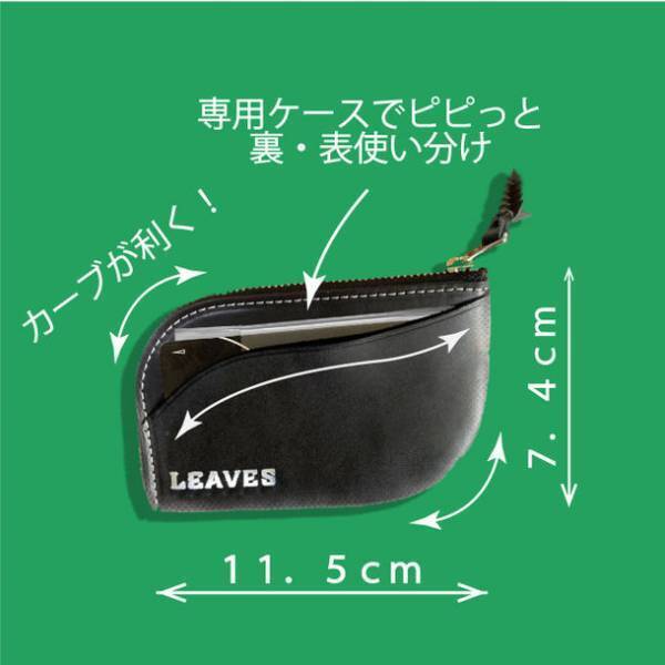 時短決済を可能にするミニウォレット「Smart LEAVES」～10月下旬Makuakeでプロジェクト公開決定～