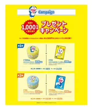 ドラえもん限定デザインの『ウェーブ』第2弾を発売　～大人かわいいインテリア風デザインで親子楽しくお掃除習慣～