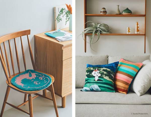 手塚治虫のキャラクター「ユニコ」とインテリアショップ「unico(ウニコ)」のレトロで大人可愛いコラボレーションアイテムが10/15(金)より発売！