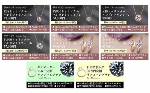 オートクチュール宝飾サロンJ.C.バールが「婚約指輪リフォーム」のプロジェクトを10月3日(日)よりクラウドファンディング Makuakeにて開始！～暗闇で眠るダイヤモンド婚約指輪に光を～