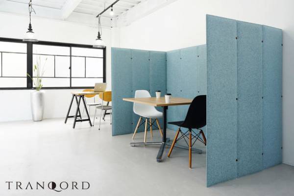 「TRANQORD(トランコード)吸音パーテーション」の追加用パネルを10月15日に発売！　【可変性】をテーマにオフィスでの使い方を提案
