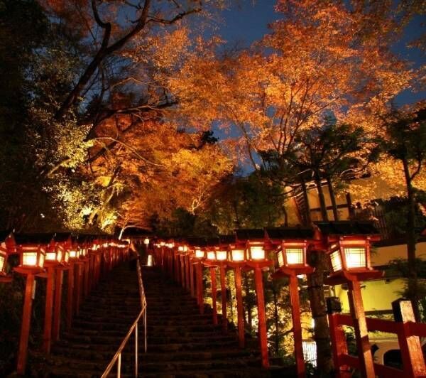 ～秋の夜空を彩る紅葉のライトアップ～11月6日(土)～28日(日)に「京の奥座敷・貴船もみじ灯篭」を開催します