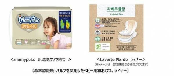 韓国においてPEFC※1森林認証に対応した「CoC認証」※2搭載商品を展開