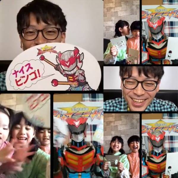 コロナでおうち時間が増えた子どもたちに、ご当地ヒーローから「ヒーローとしりとりビンゴ対戦会」をプレゼント！