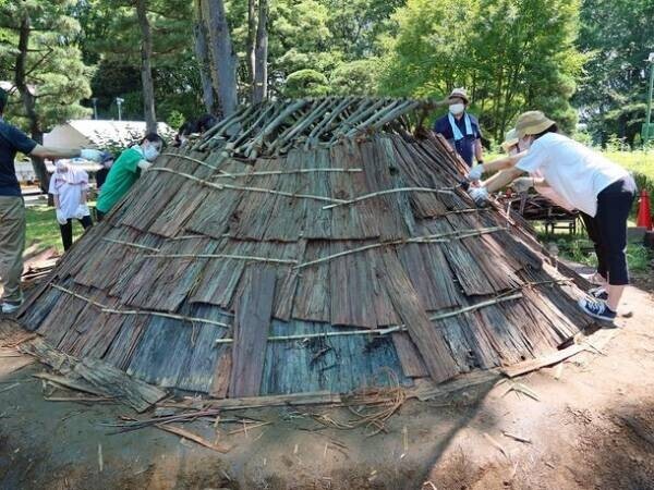 工学院大学 建築学部生が江戸東京たてもの園「復元縄文住居」を制作　～ 「縄文2021 ―縄文のくらしとたてもの―」で公開 ～