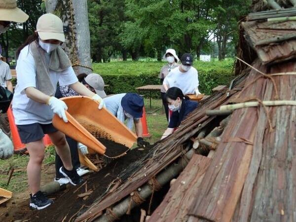 工学院大学 建築学部生が江戸東京たてもの園「復元縄文住居」を制作　～ 「縄文2021 ―縄文のくらしとたてもの―」で公開 ～