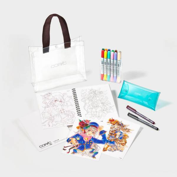 アルコールマーカー・コピックチャオの数量限定セット2種が11月1日発売、限定商品もふくまれたプレゼント仕様