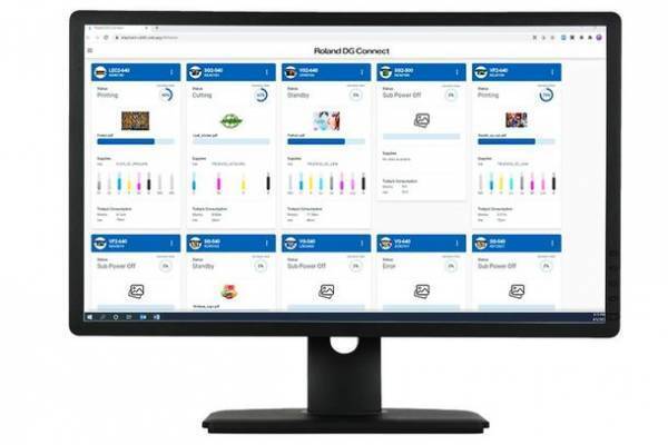 創造の可能性を大きく広げるコネクテッドサービス「Roland DG Connect」に新機能搭載