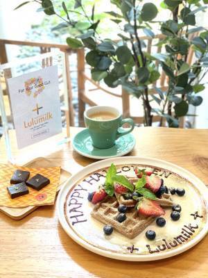 腸内フローラの栄養・ルミナコイド健康食品『Lulumilk(ルルミルク)』を使ったギルティフリー腸活美肌ワッフル『ザッフル』　シンガポールでテスト販売開始