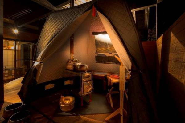 長野県 木曽御嶽山を望む一軒宿「つたや季の宿 風里」　プライベートテントサウナ付きスパテラス客室がリニューアルオープン！～満天の星空外気浴で、極上の“ととのい”を味わう～