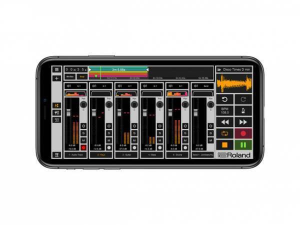 スマートフォンで手軽に録音や曲作りができるローランドの無料アプリが登場
