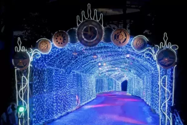 8年目を迎えるイルミネーション　音と光の魔法が踊り出す！光の遊園地　11月6日(土)開幕