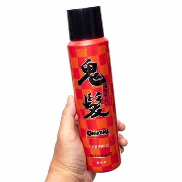 “世界一ハードなヘアスプレー”を目指した「ONIKAMI hair styling spray No.6」がAmazon限定ブランドとして新発売！