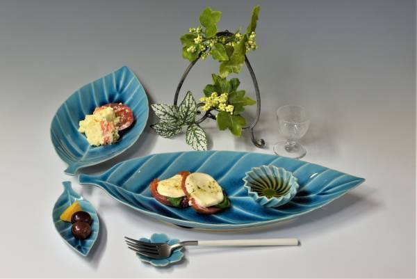 ゆうらホールディングス、7色展開のリーフ皿を11月1日発売！オフケ(御深井)など珍しい色合いも展開