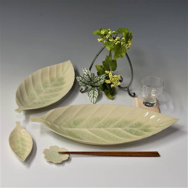 ゆうらホールディングス、7色展開のリーフ皿を11月1日発売！オフケ(御深井)など珍しい色合いも展開