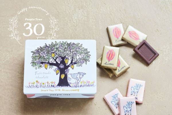 フェアトレード専門ブランド「ピープルツリー」、30周年記念アニバーサリー・アイテムを限定発売　～お二人のアーティストによるイラスト入り～