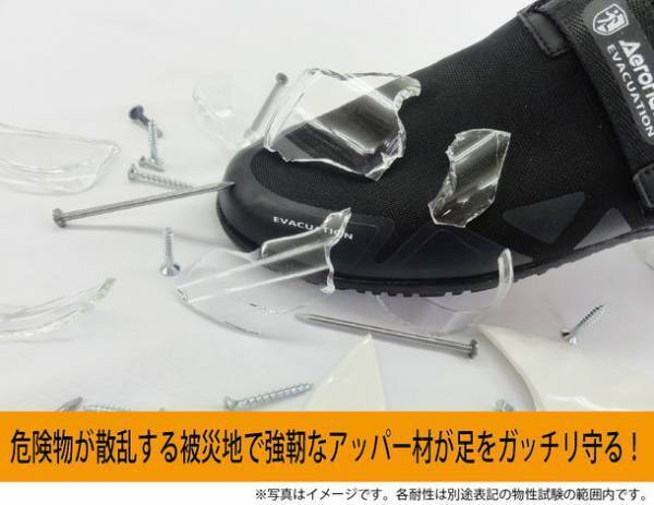 防災シューズEVACUATION　GOOD DESIGN AWARD 2021年受賞記念モデル　クラウドファンディングMakuakeでプロジェクトスタート