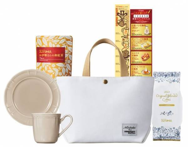 【コメダ珈琲店】名古屋発祥の洋食器ブランド「ノリタケ」とのコラボレーションアイテムが登場！おうちで華やかな新年を楽しむ“2022年コメダの福袋”予約受付開始！～ノリタケカップ＆ソーサーなど豪華賞品が合計1,000名様に当たるコメ宝くじ付き～