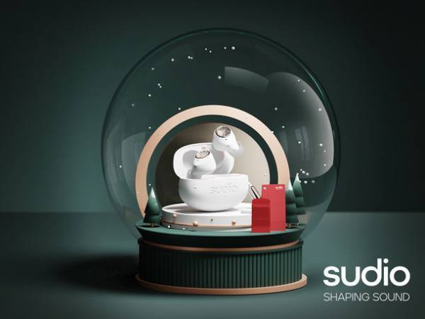 サステナブルな未来に貢献する北欧イヤホンブランドSudioが、地球に優しいクリスマスギフト包装のキャンペーンを開始。