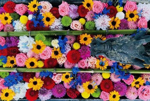 京都・柳谷観音が秋の紅葉イベントを11月13日より開催　～名勝浄土苑のライトアップ、SNSで大人気の花手水も～